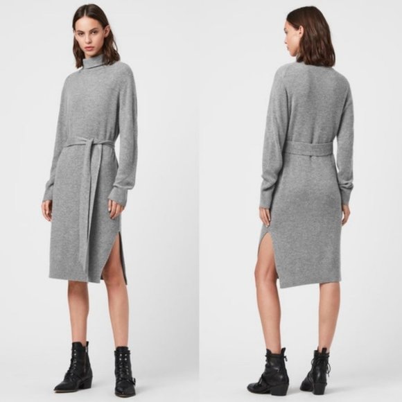 All Saints Dresses & Skirts - ALLSAINTS Roza Rib-Knit Sweater Dress
